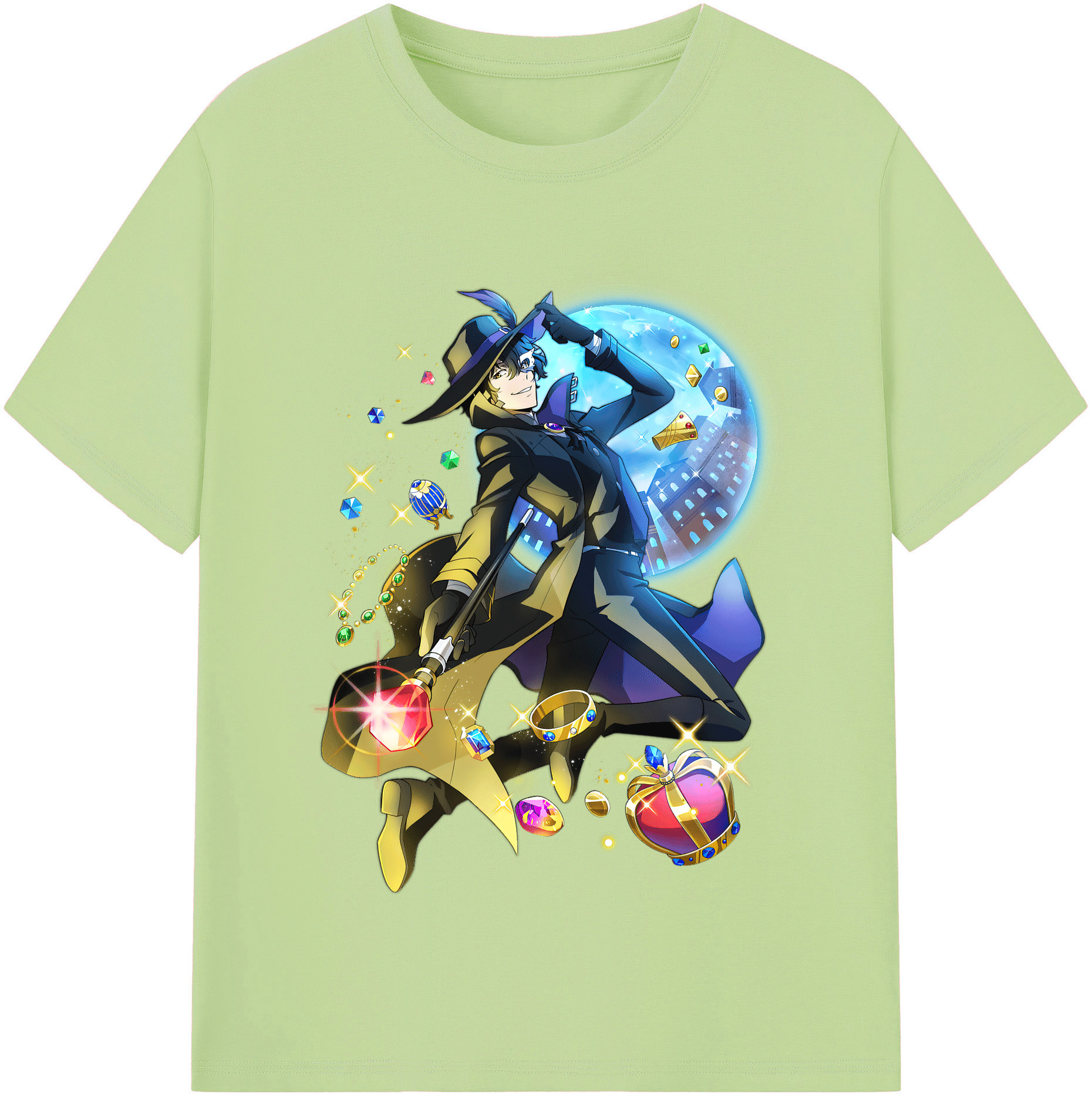 （画像用） 文豪ストレイドッグス Bungo Stray Dogs 綿100％半袖Tシャツ（フロントプリント）